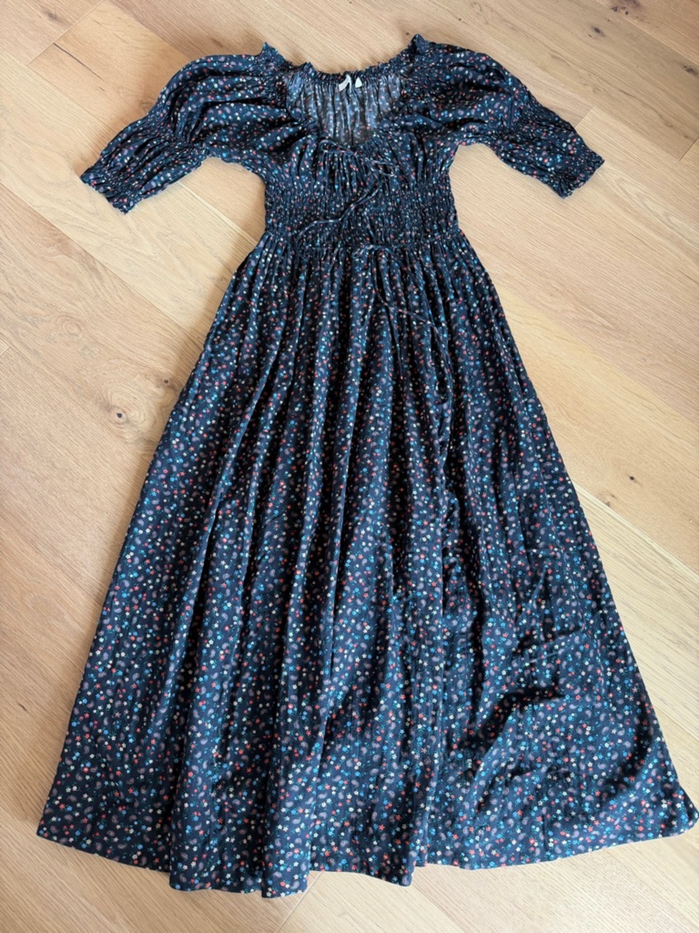 Doen Ischia Dress; Night Songbird Paisley